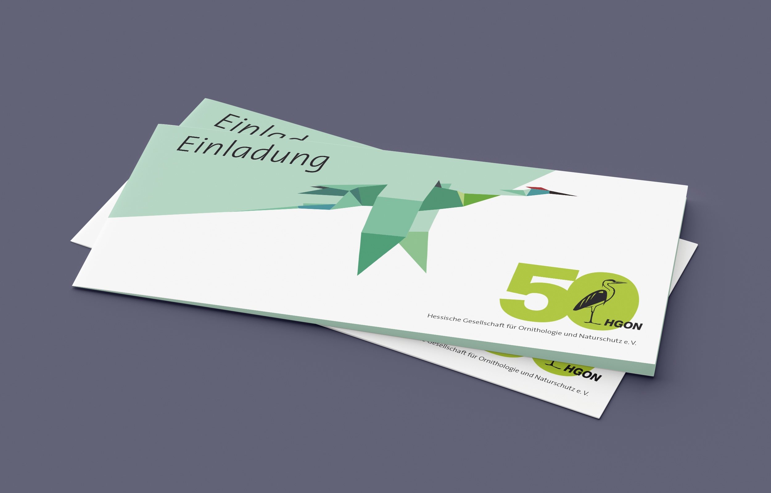 50 jähriges Jubiläum des HGON – Logoentwicklung und visuelle Konzeption