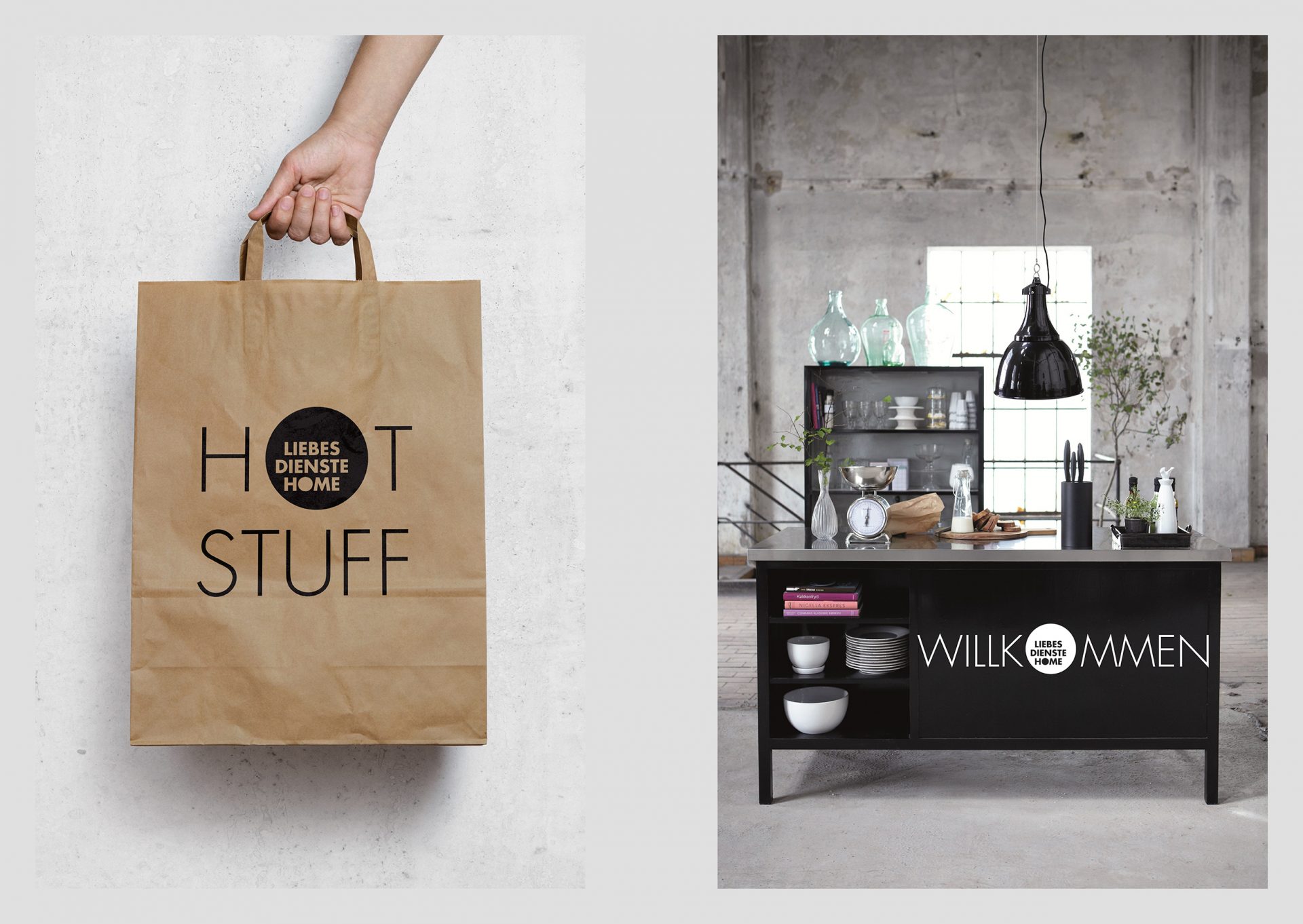 Liebesdienste Home Frankfurt, Logo- und Corporate Design Entwicklung